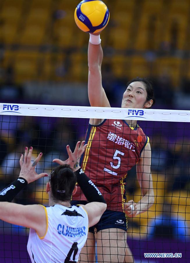 (SP)CHINA-SHAOXING-VOLLEYBALL-WOMEN'S CLUB WORLD CHAMPIONSHIP (CN)