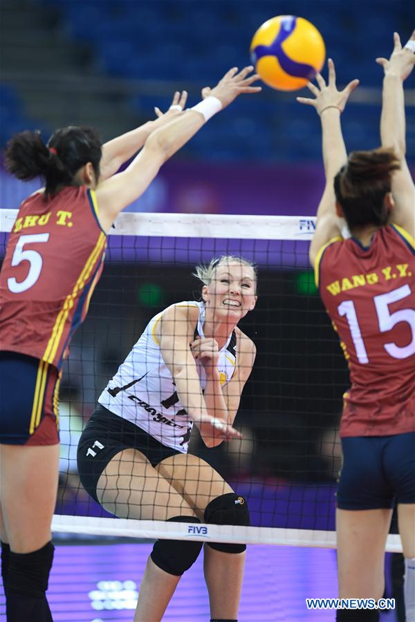 (SP)CHINA-SHAOXING-VOLLEYBALL-WOMEN'S CLUB WORLD CHAMPIONSHIP (CN)