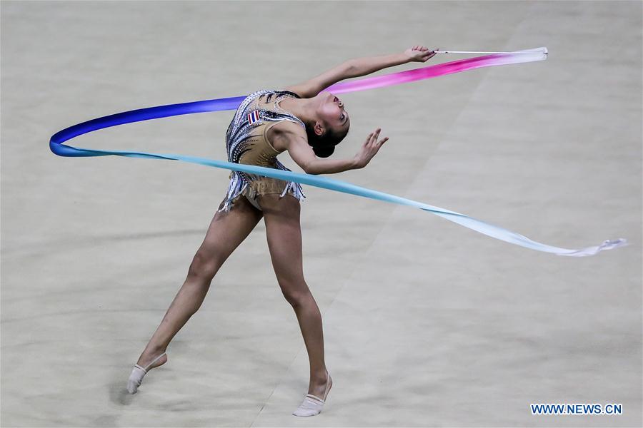 Highlights of women's rhythmic gymnastics ribbon final at SEA Games -  Xinhua