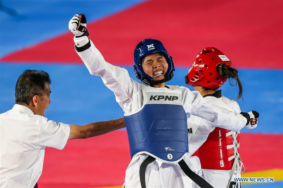 In pics: taekwondo finals at Southeast Asian Games 2019 - Xinhua