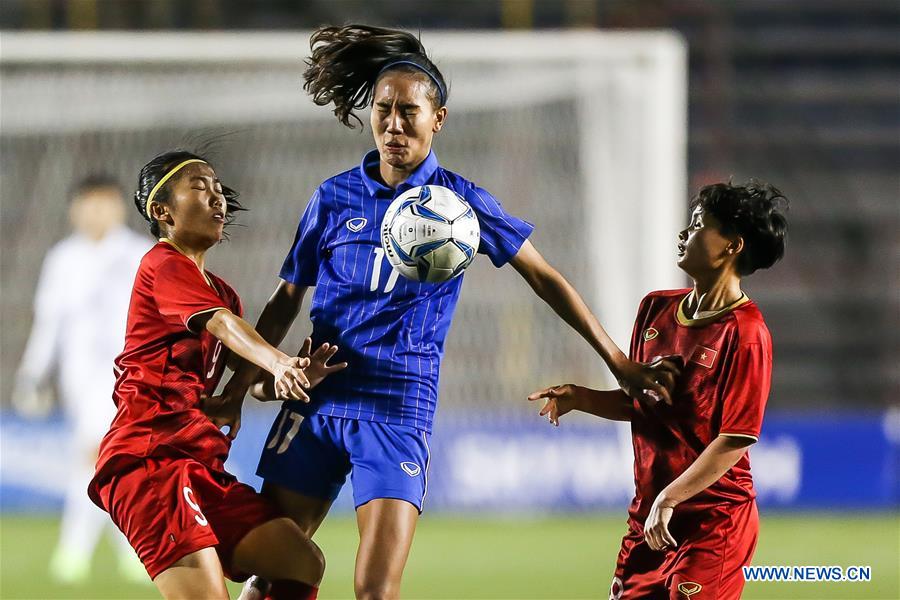 (SP)PHILIPPINES-MANILA-SEA GAMES-WOMEN'S FOOTBALL FINAL