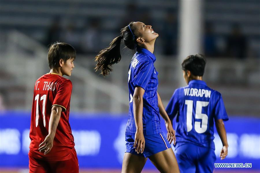 (SP)PHILIPPINES-MANILA-SEA GAMES-WOMEN'S FOOTBALL FINAL