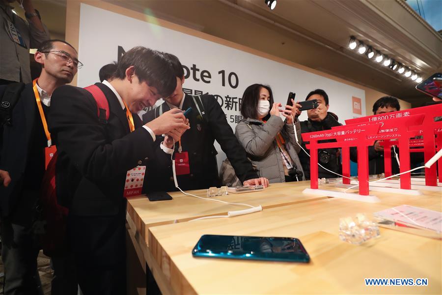 JAPAN-TOKYO-XIAOMI-SMARTPHONE-LAUNCH CEREMONY