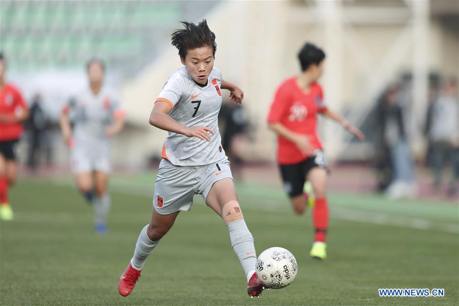 (SP)SOUTH KOREA-SOCCER-EAST ASIAN CUP-WOMEN-CHINA VS SOUTH KOREA