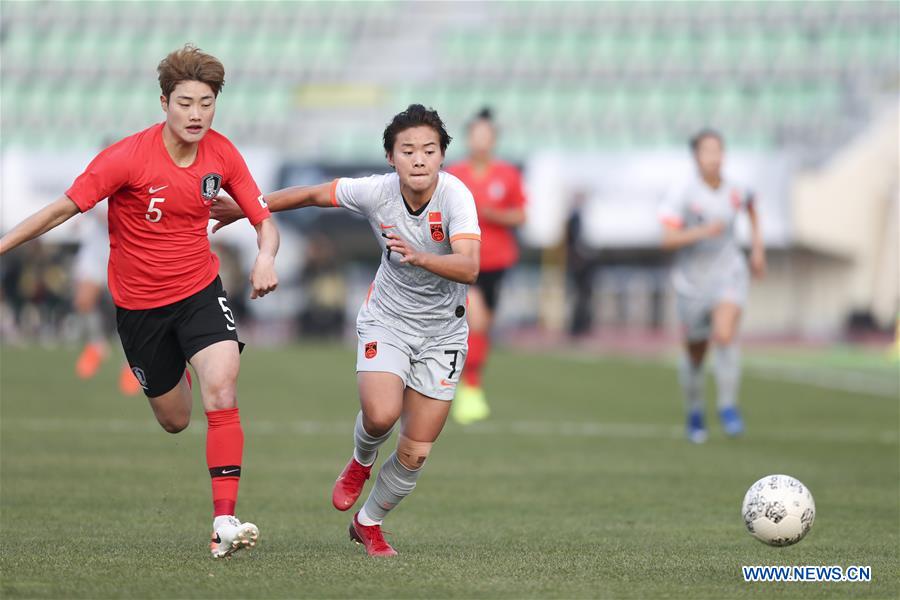 (SP)SOUTH KOREA-SOCCER-EAST ASIAN CUP-WOMEN-CHINA VS SOUTH KOREA