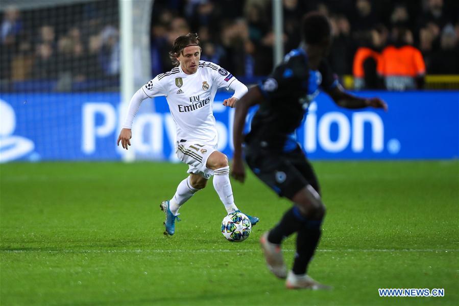 (SP)BELGIUM-BRUGGE-SOCCER-UEFA CHAMPIONS LEAGUE-GROUP A-BRUGGE VS REAL MADRID