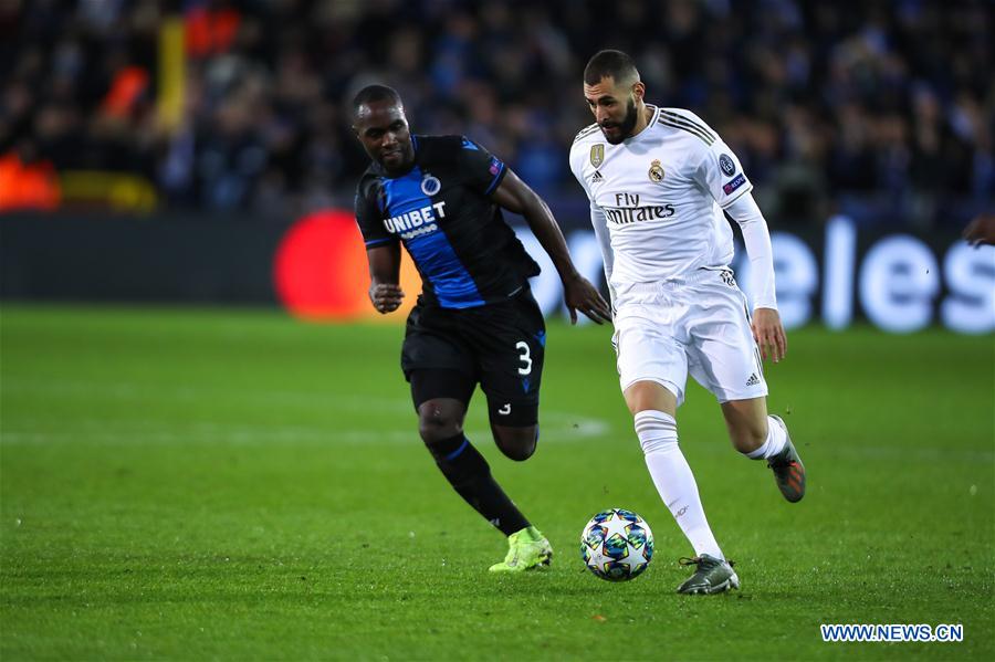 (SP)BELGIUM-BRUGGE-SOCCER-UEFA CHAMPIONS LEAGUE-GROUP A-BRUGGE VS REAL MADRID