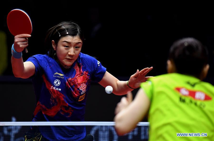 (SP)CHINA-ZHENGZHOU-TABLE TENNIS-ITTF-GRAND FINALS-WOMEN'S SINGLES
