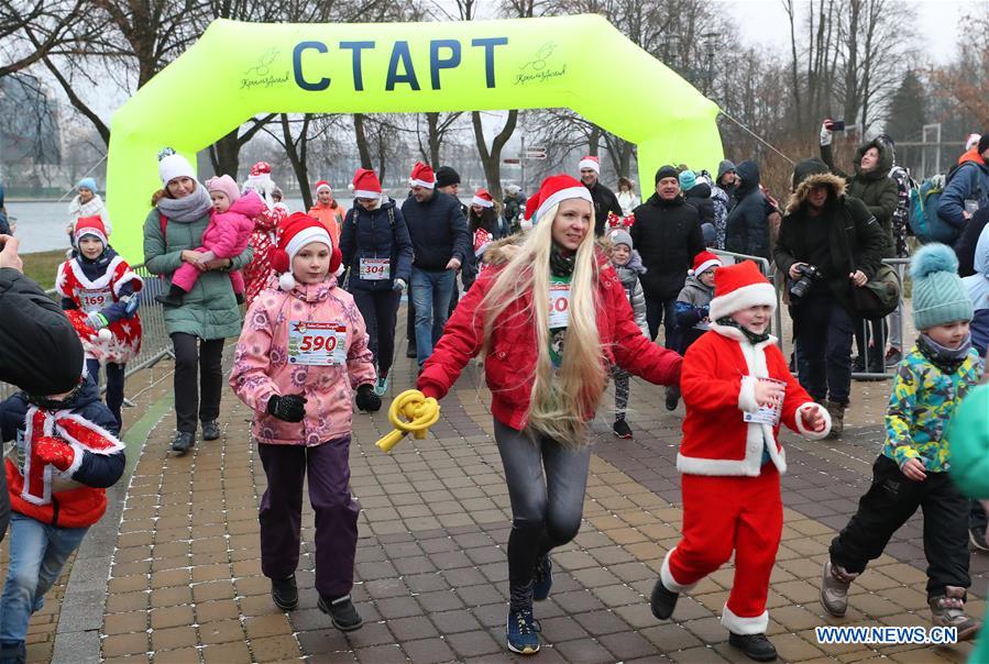 BELARUS-MINSK-SANTA RUN