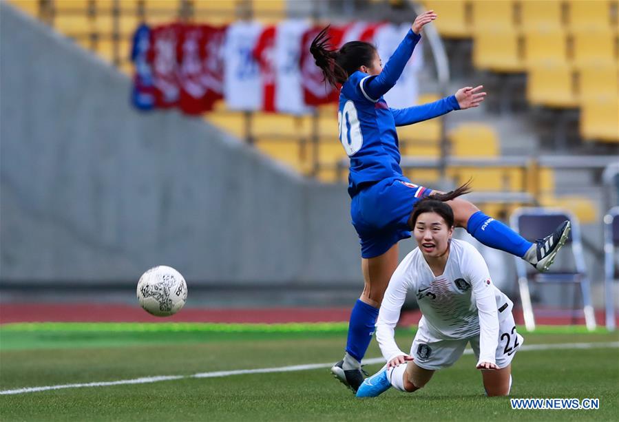 (SP)SOUTH KOREA-BUSAN-SOCCER-EAST ASIAN CUP-WOMEN-SOUTH KOREA VS CHINESE TAIPEI