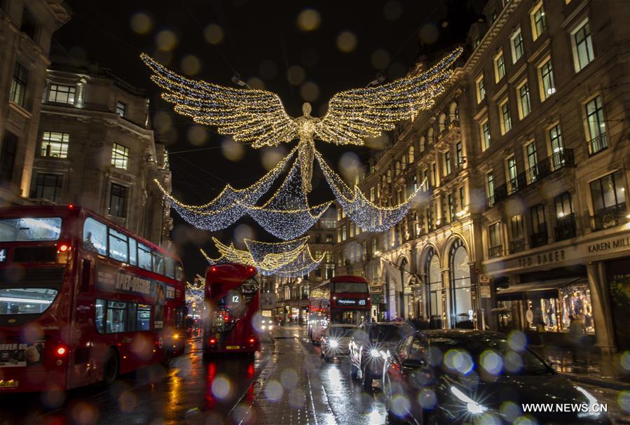 BRITAIN-LONDON-LIGHT-FESTIVE VIBES