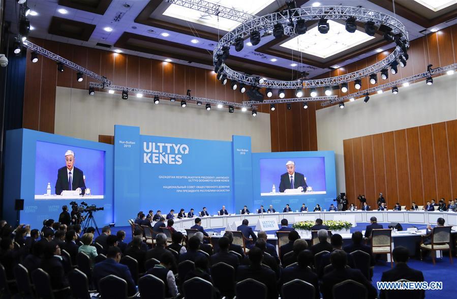 KAZAKHSTAN-NUR-SULTAN-PRESIDENT-NATIONAL COUNCIL OF PUBLIC TRUST 