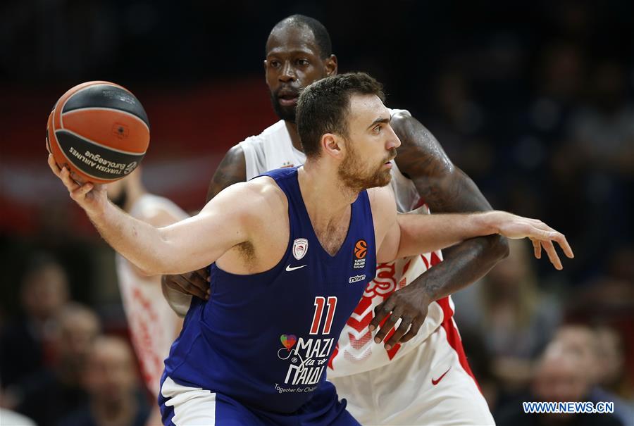 (SP)SERBIA-BELGRADE-BASKETBALL-EUROLEAGUE-CRVENA ZVEZDA VS OLYMPIACOS