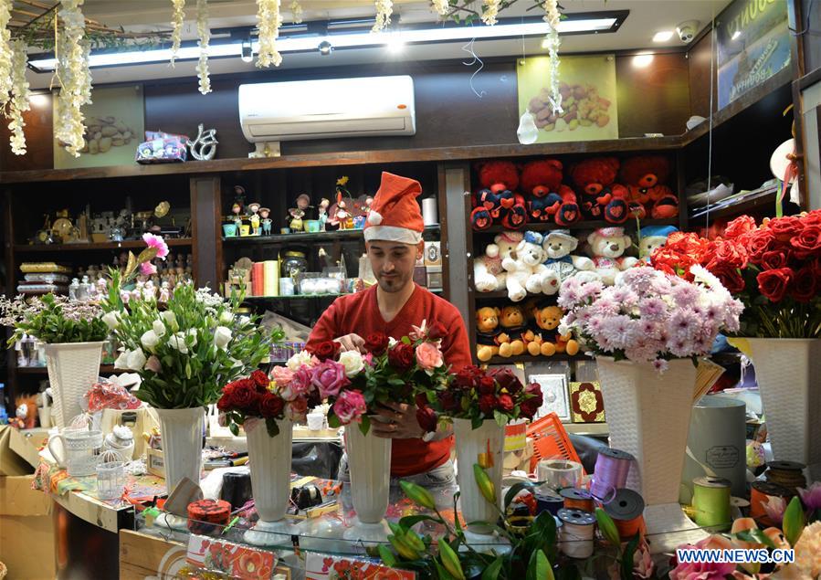 MIDEAST-GAZA CITY-CHRISTMAS