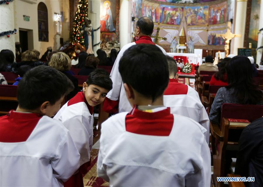 MIDEAST-GAZA CITY-CHRISTMAS