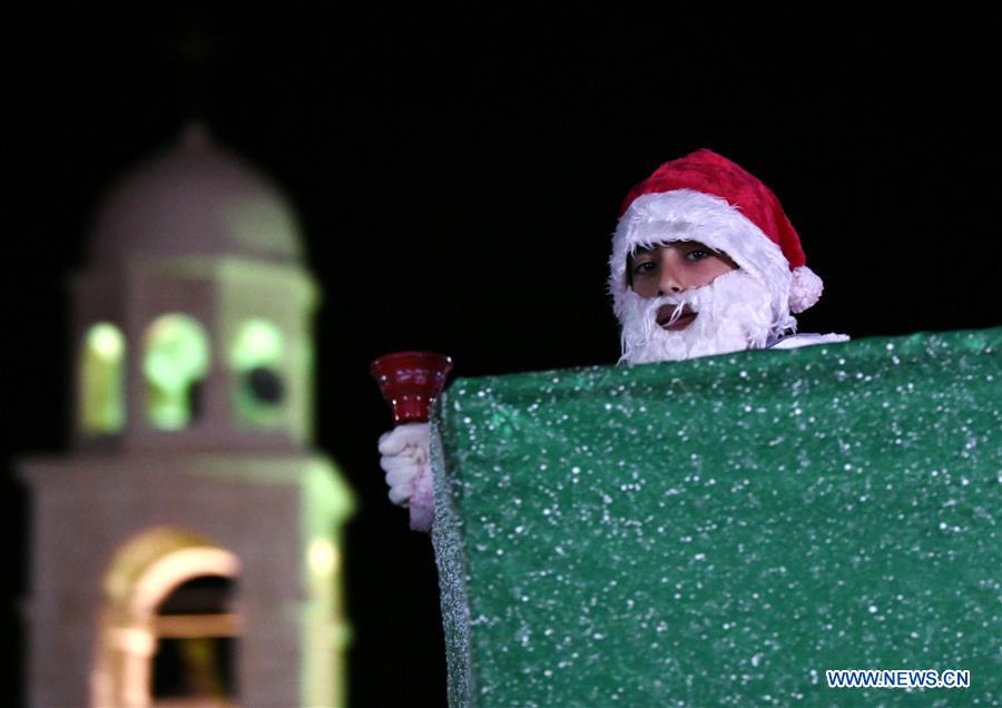 SYRIA-DAMASCUS-CHRISTMAS-CELEBRATION