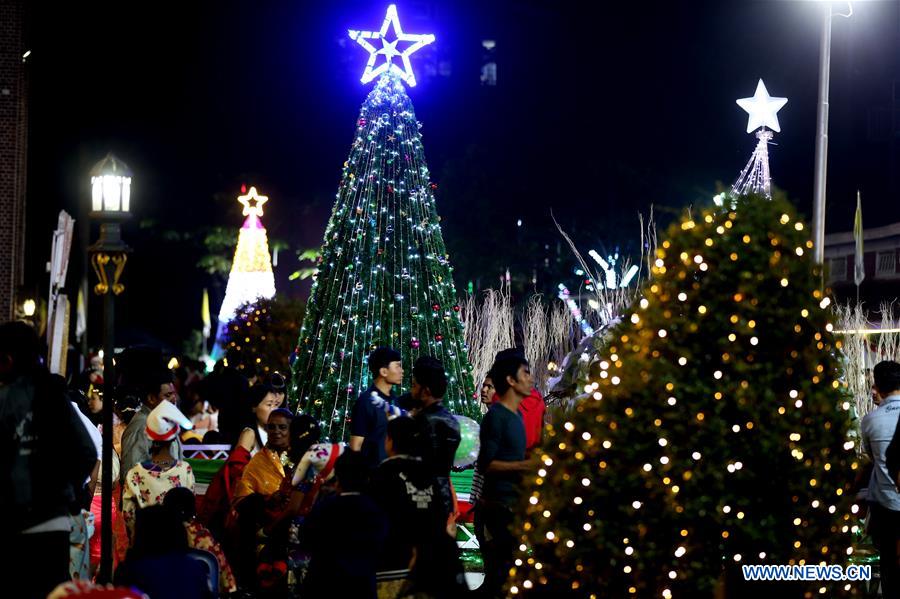 MYANMAR-YANGON-CHRISTMAS-CELEBRATION