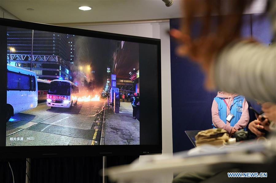 CHINA-HONG KONG-POLICE-PRESS CONFERENCE (CN)