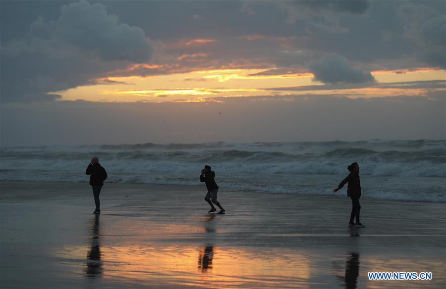 MIDEAST-GAZA CITY-BEACH