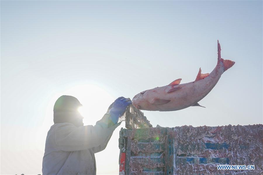 CHINA-JILIN-CHAGAN LAKE-ICE-FISHING CARNIVAL (CN)