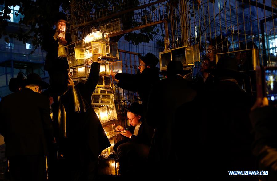 MIDEAST-JERUSALEM-HANUKKAH