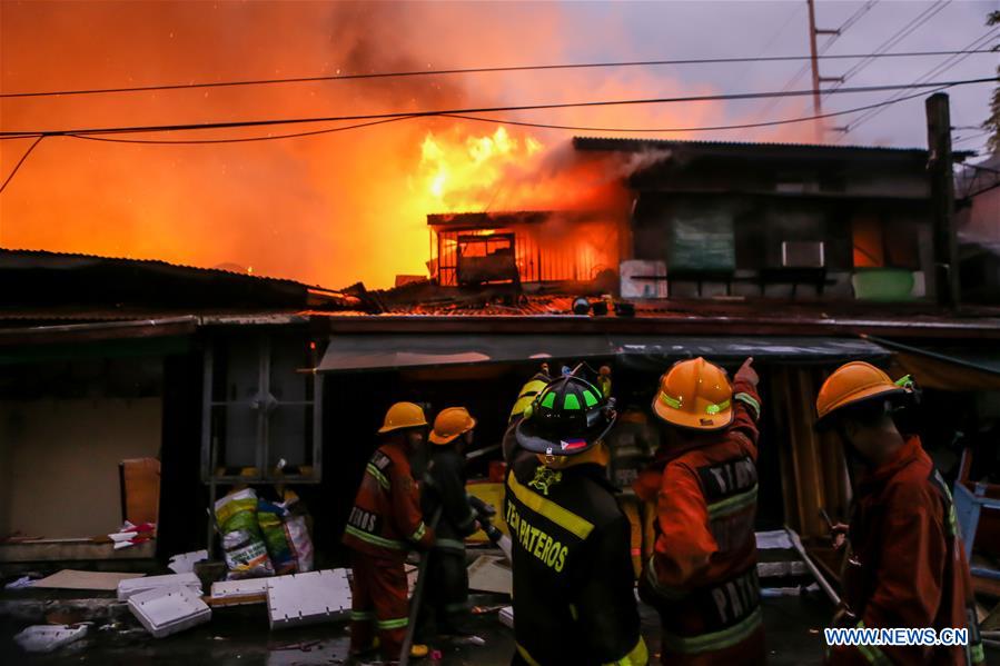 PHILIPPINES-MANILA-FIRE