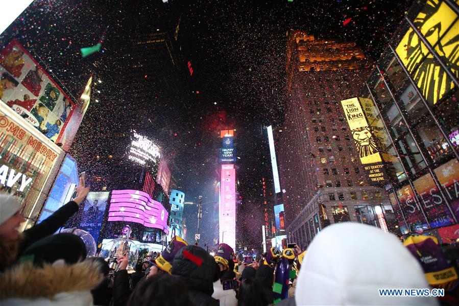 U.S.-NEW YORK-NEW YEAR-CELEBRATION