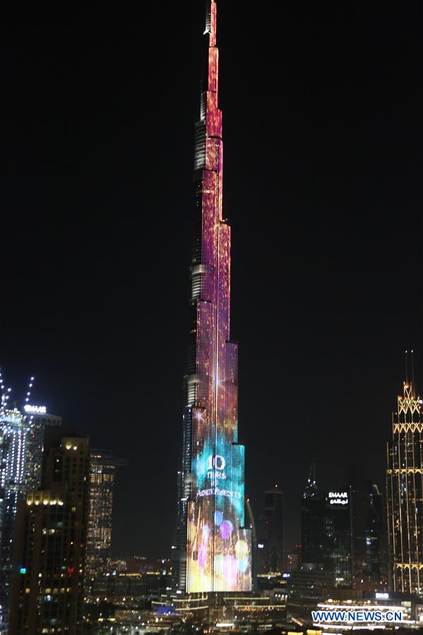 UAE-DUBAI-BURJ KHALIFA-10TH ANNIVERSARY-CELEBRATION