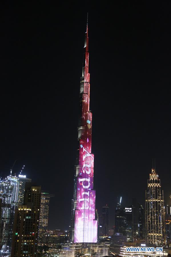 UAE-DUBAI-BURJ KHALIFA-10TH ANNIVERSARY-CELEBRATION