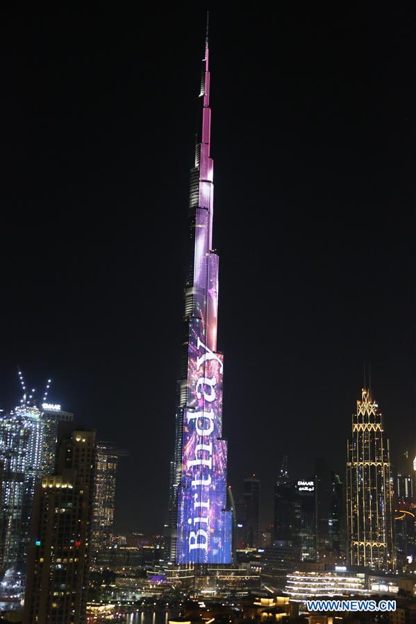 UAE-DUBAI-BURJ KHALIFA-10TH ANNIVERSARY-CELEBRATION