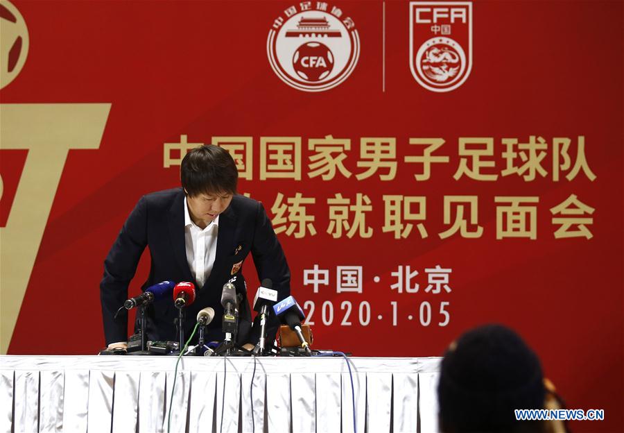 (SP)CHINA-BEIJING-FOOTBALL-CHINESE NATIONAL TEAM-HEAD COACH-PRESS CONFERENCE (CN)