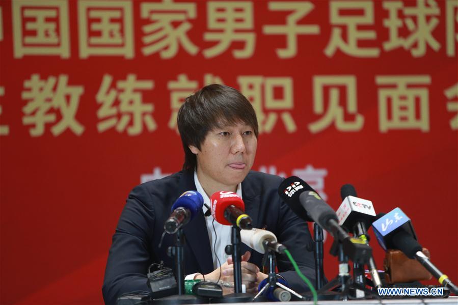 (SP)CHINA-BEIJING-FOOTBALL-CHINESE NATIONAL TEAM-HEAD COACH-PRESS CONFERENCE (CN)