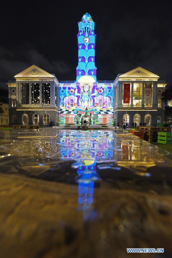 SINGAPORE-LIGHT PROJECTIONS AND ART INSTALLATIONS-MEDIA PREVIEW