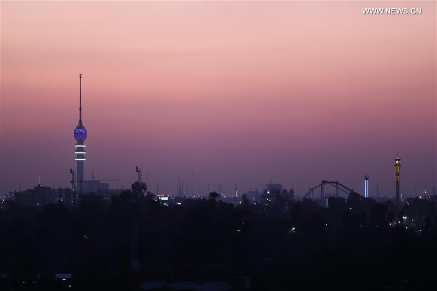 IRAQ-BAGHDAD-SUNSET