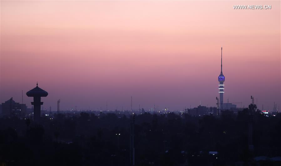 IRAQ-BAGHDAD-SUNSET