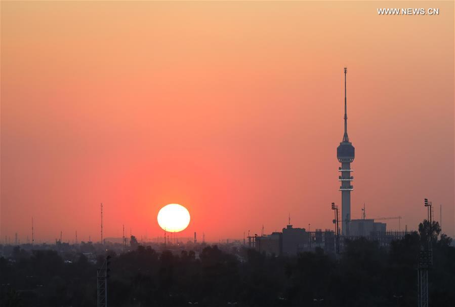 IRAQ-BAGHDAD-SUNSET