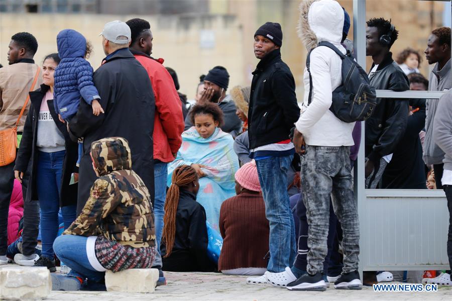 MALTA-MARSA-MIGRANTS-RECEPTION CENTER-FIRE