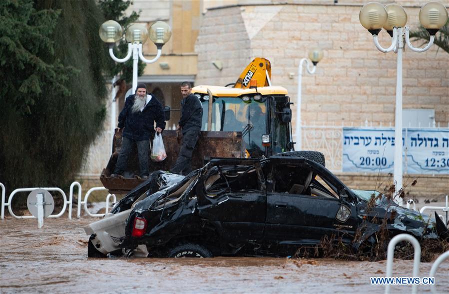 ISRAEL-NAHARIYA-FLOOD