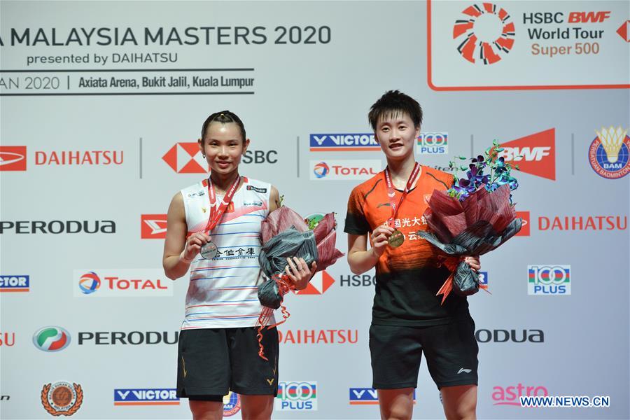 (SP)MALAYSIA-KUALA LUMPUR-BADMINTON-MALAYSIA MASTERS 2020-FINALS