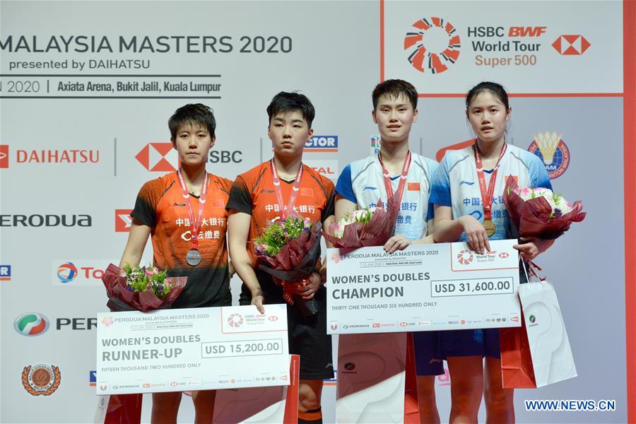 (SP)MALAYSIA-KUALA LUMPUR-BADMINTON-MALAYSIA MASTERS 2020-FINALS