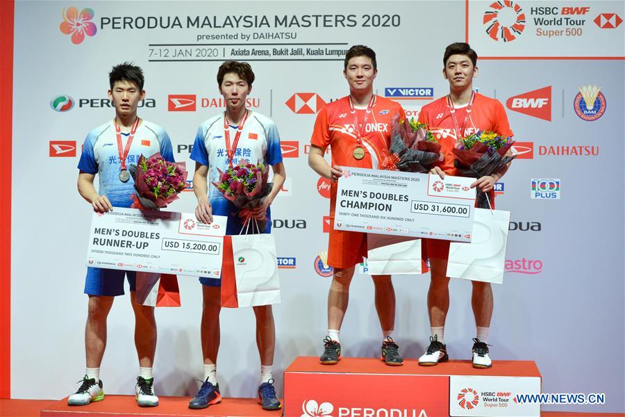 (SP)MALAYSIA-KUALA LUMPUR-BADMINTON-MALAYSIA MASTERS 2020-FINALS