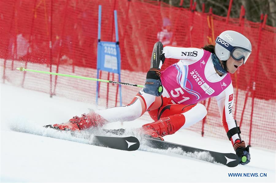 (SP)SWITZERLAND-LES DIABLERETS-WINTER YOG-ALPINE SKIING-MEN'S GIANT SLALOM