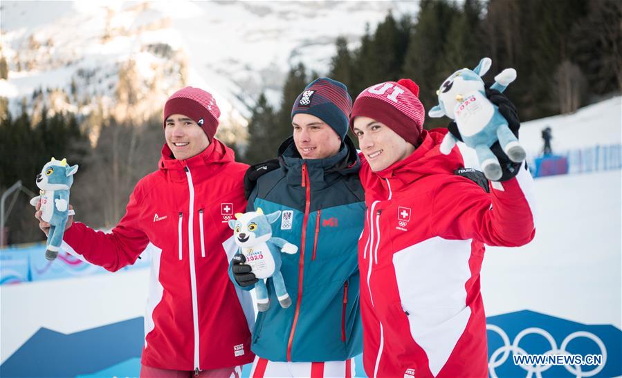 (SP)SWITZERLAND-LES DIABLERETS-WINTER YOG-ALPINE SKIING-MEN'S GIANT SLALOM