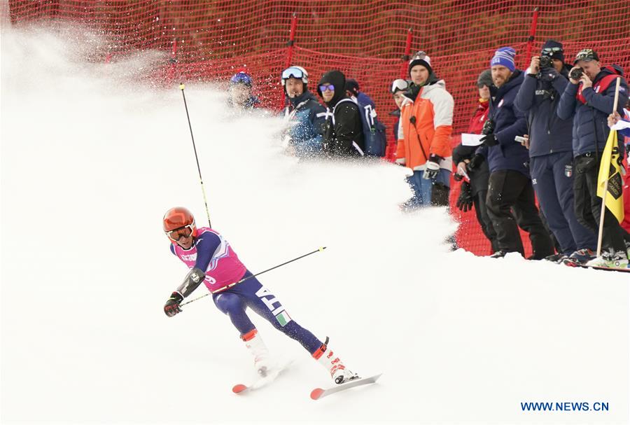 (SP)SWITZERLAND-LES DIABLERETS-WINTER YOG-ALPINE SKIING-MEN'S GIANT SLALOM