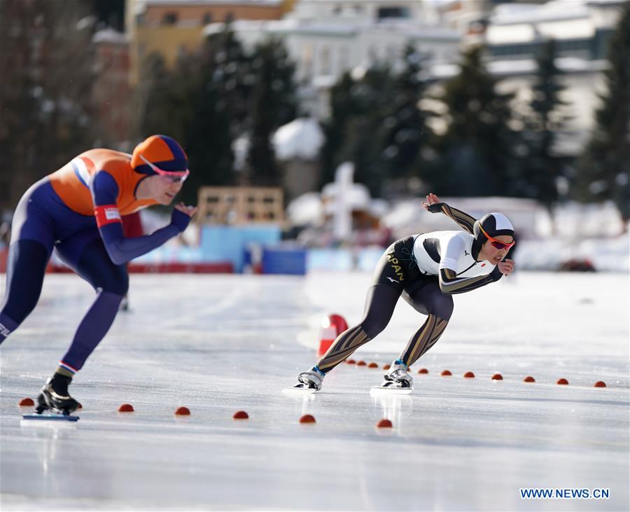 (SP)SWITZERLAND-ST. MORTIZ-WINTER YOG-SPEED SKATING-WOMEN'S 1500M