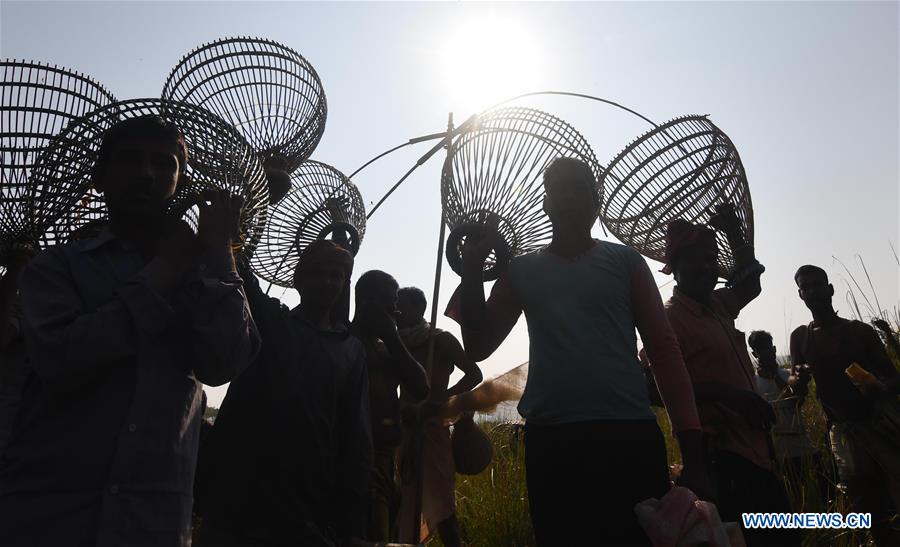 INDIA-ASSAM-COMMUNITY FISHING