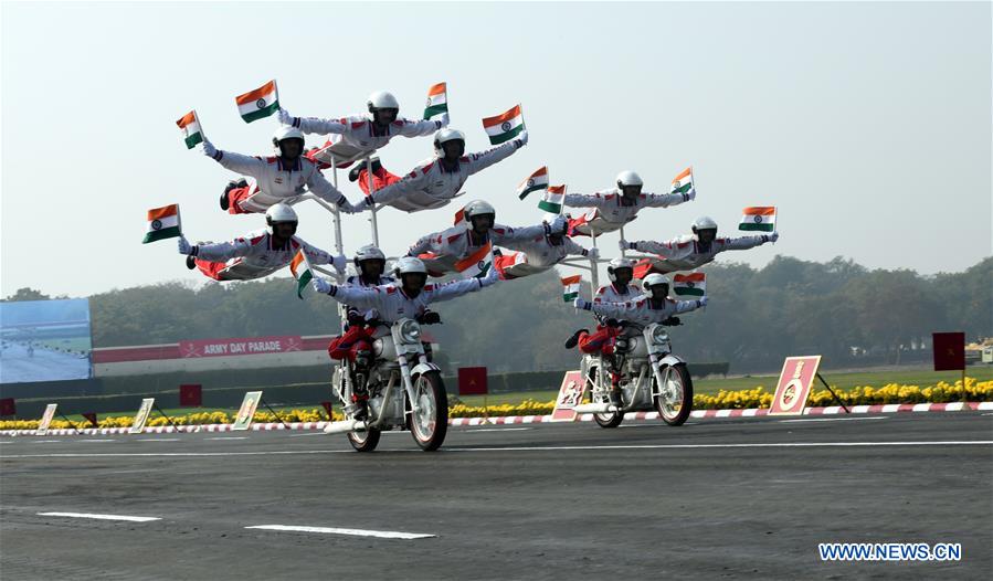 INDIA-NEW DELHI-ARMY DAY-PARADE  