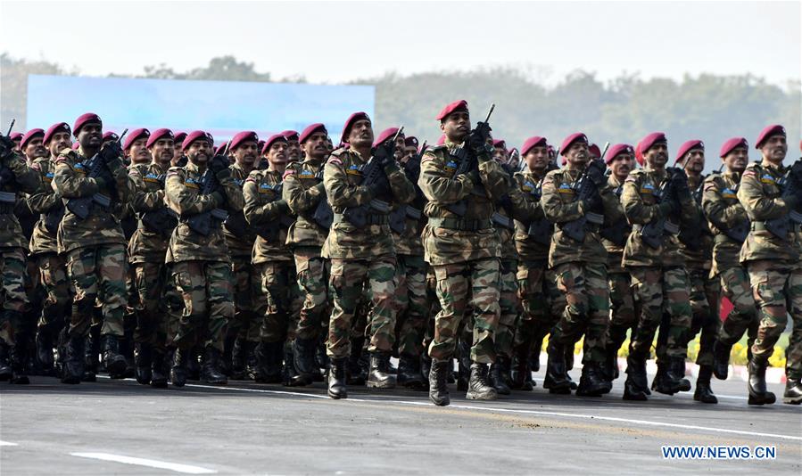 army day parade held in new delhi, india