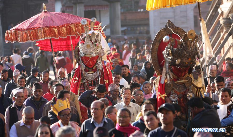 NEPAL-BHAKTAPUR-MAGHE SANKRANTI FESTIVAL