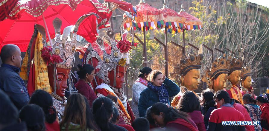 NEPAL-BHAKTAPUR-MAGHE SANKRANTI FESTIVAL